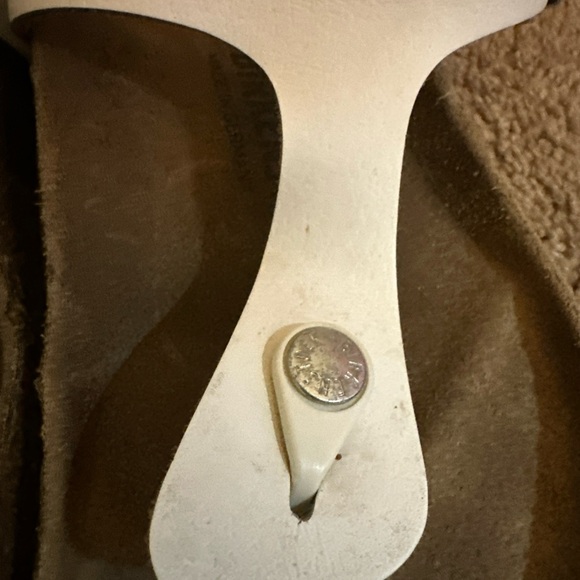 Birkenstock Womens Gizeh Buckle Sandal Thong White Size 41 US 10 - Picture 2 of 13